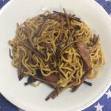 きんぴらリメイク♪ソース焼きそば